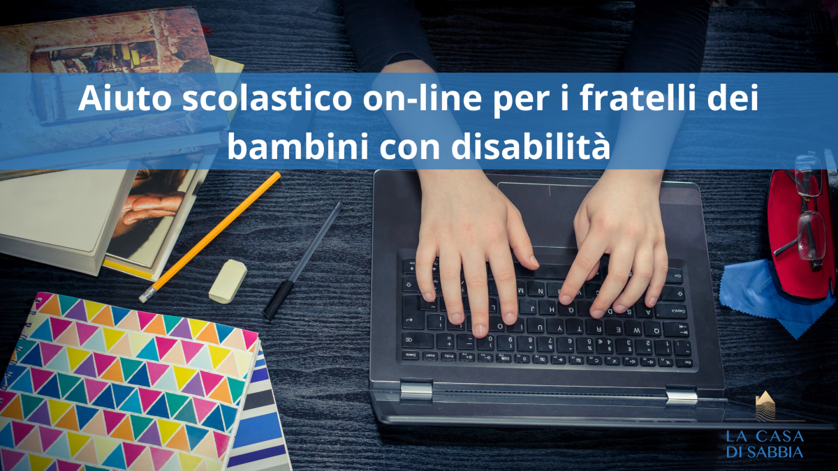 Aiuto scolastico on-line per i fratelli dei bambini con disabilità durante la quarantena