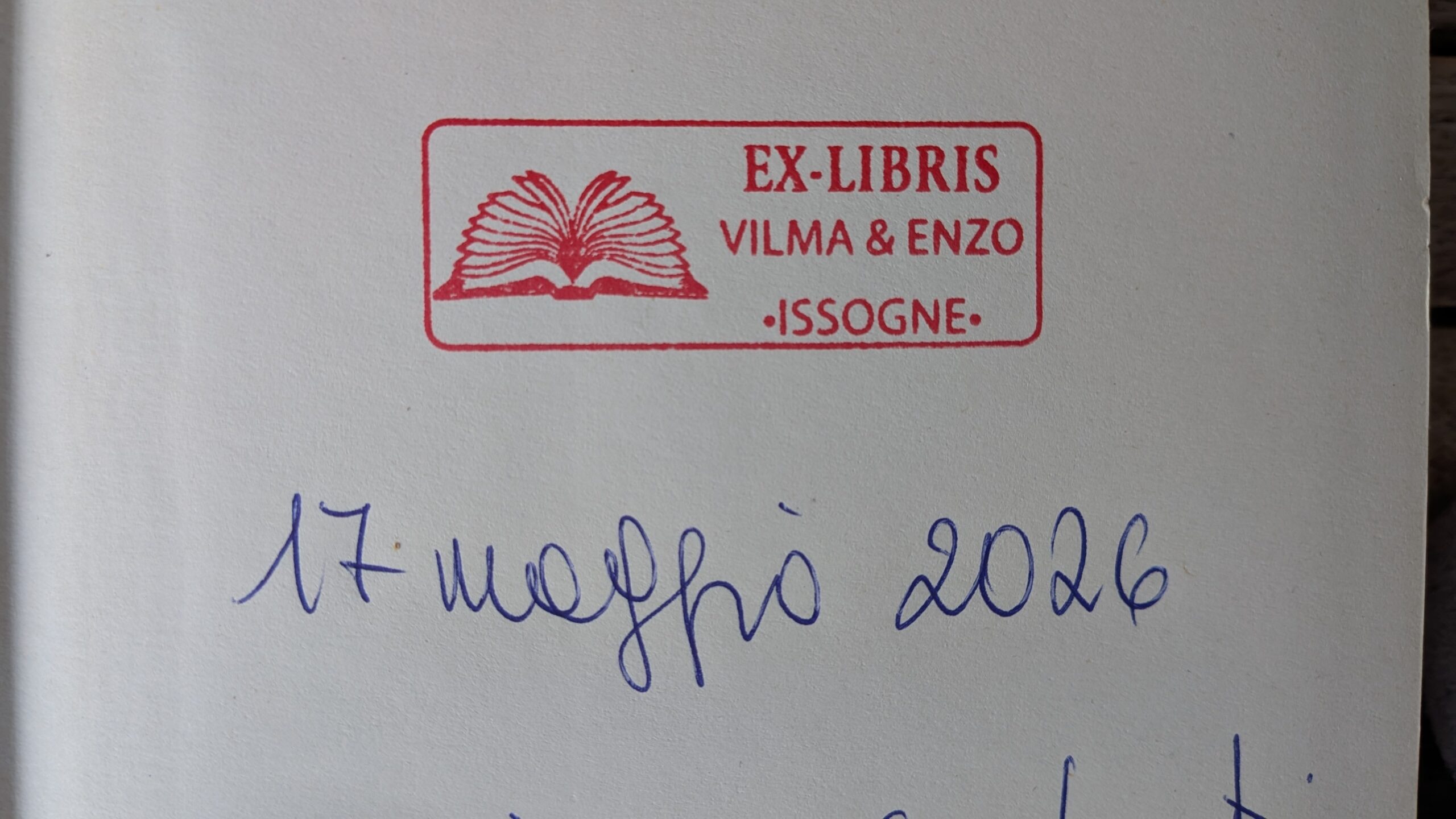 Iniziativa benefica “Un libro è un viaggio” in memoria di Vilma e Enzo